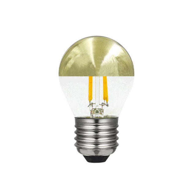 Laes - FL-CP-LCG4ES/G45 LAE - Laes 990515 LED Crown Gold Golfball 4W (33W eq.) E27 Very Warm White Laes EAN - 8421389990515