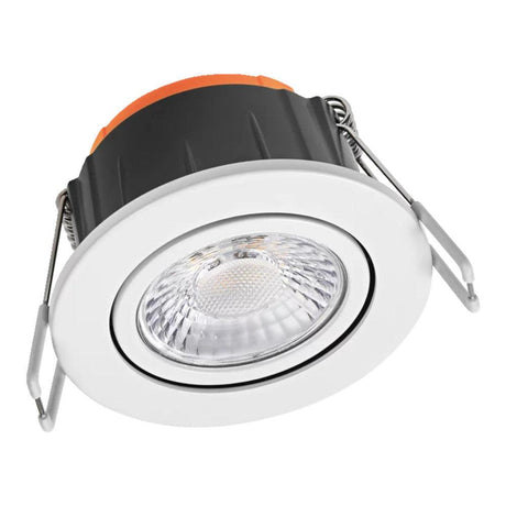 LEDVANCE GmbH - FL-CP-4099854092701 LDV - LEDVANCE GmbH 4099854092701 LED Recessed Fixed Spotlight 5.5W Adjustable CCT CRi90 60Deg IP65 in White Dim EAN - 4099854092701