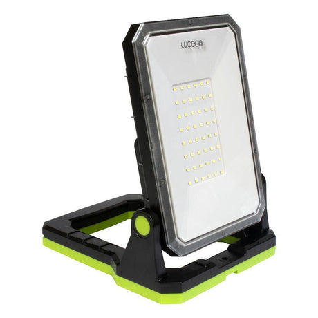 Luceco - FL-CP-LILM13G65 LUC - Luceco Worklights Part Number LILM13G65-01 <p>LED Rechargeable Folding Magnetic Work Light 10W 1300lm 6500K with Powerbank</p>