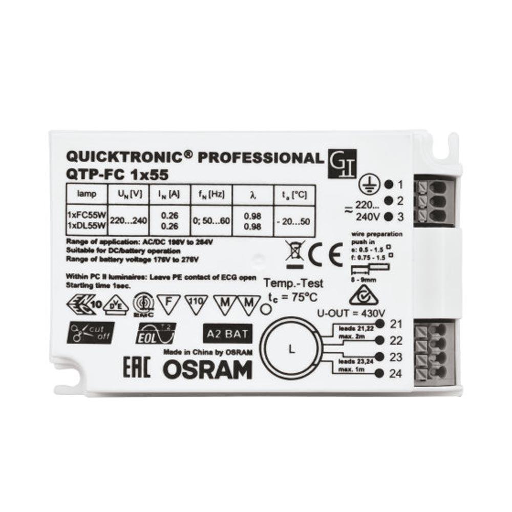 Osram - FL-CP-HFCIR155 OSR - Osram 4008321537041 QTP-FC 1X55 EAN - 4008321537041