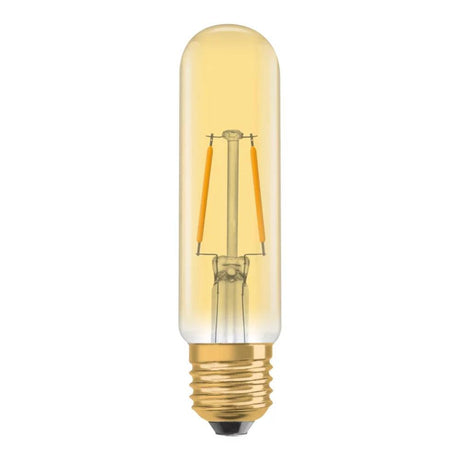 Osram - FL-CP-L2.5SET/ESG 32X127 LVC - Osram Tubular Lamps Part Number 4099854091858 <p>LED Vintage Tubular Lamp 2.5W (20W eqv.) E27 2000K Gold 32x127mm Ledvance</p>