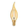 Osram - FL-CP-LCV2.5SESGXWW LDV - Osram Osram LED Candles Part Number 4099854091537 <p>LED Vintage Filament Tipped Candle 1.5W (12W eqv.) E14 2400K Gold Ledvance</p>