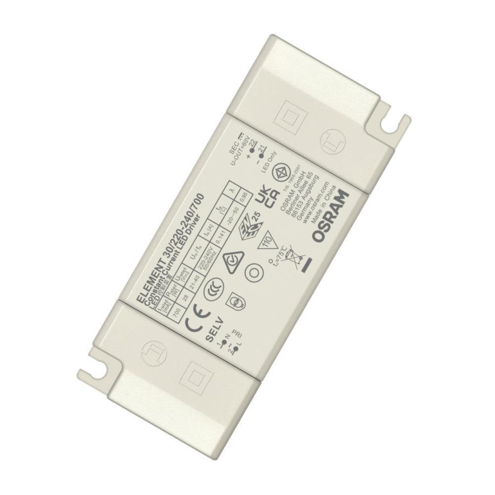 Osram - FL-CP-LED/DRI/30W/CC/700MA OSR(ELG4) - Osram Osram LED Drivers Part Number 4062172355575 <p>Osram Element G4 30W 700mA Constant Current LED Driver</p>