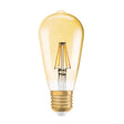 Osram - FL-CP-LSQ4ESG/XWW LDV - Osram Osram LED ST64 Part Number 4099854091377 <p>Vintage 1906 LED ST64 2.5W (22W eqv.) 2400K E27 Amber Ledvance</p>