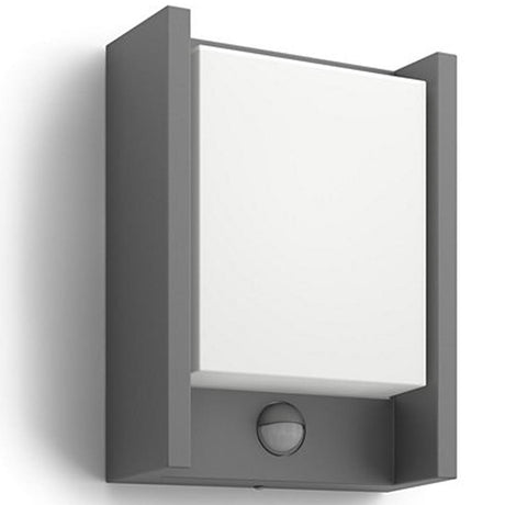 PHILIPS - FL-CP-915005193901 PHI - PHILIPS 915005193901 Arbour IR Wall Light Anthracite 6W 230V with PIR EAN - 8718696131251