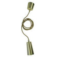 Plumen - FL-CP-PLULHBRASS HUL - Plumen Plumen Pendants Part Number 1302021601 Plumen Drop Cap Metallic Brass Pendant Lampholder E27