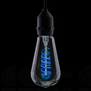 Prolite - FL-CP-LSQ4BCB/DIM PRO - Prolite ST64/FILDIM/4W/BC/BLUE Prolite LED Squirrel Cage 240V 4W B22d Blue Dimmable EAN - 5051203155825