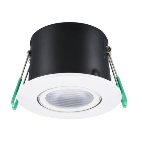 Sylvania - FL-CP-5367 SYL - Sylvania 0005367 Obico LED Tilting Fire Rated Downlight 8.2W Changeable CCT 930/940 IP65 EAN - 5410288053677