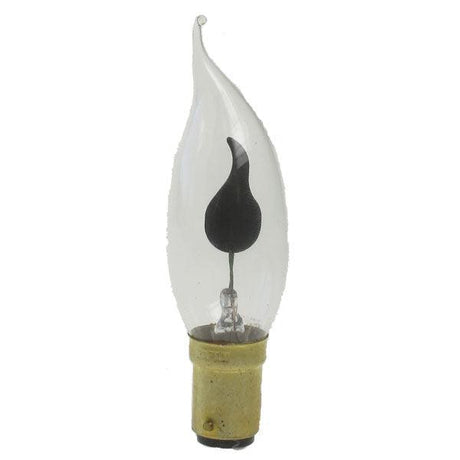 Sylvania - FL-CP-CVFF/SBC SLI - Sylvania Candles Part Number 7998 CV Style Flicker Flame Candle Bent Tip Ba15d