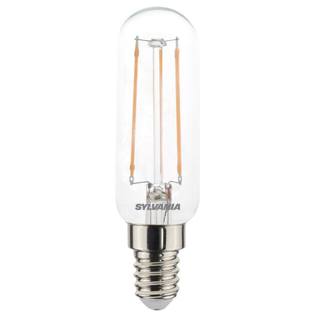 Sylvania - FL-CP-L2.5SET/SESC 25X90 SLI - Sylvania Tubular Lamps Part Number 0029541 LED Filament Tubular Lamp 2.5W (25W eq.) SES 25x90mm Clear 2700K