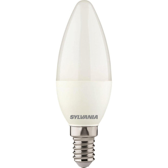 Sylvania - FL-CP-LCND6.5SESODL SYL - Sylvania LED Candles Sylvania Part Number 0029616 Sylvania LED Candle 6.5W (60W) E14 Opal Daylight