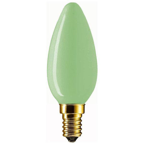 Bailey - FL-CP-CND25SESG - Bailey Candle 230V 25W E14 Small Edison Screwed Cap Green