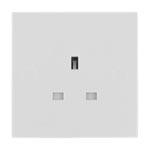 BG - FL-CP-923-0J BGE - BG BG Nexus Moulded White Square Edge 13A 1 Gang Unswitched Socket - Manufacturers part Number = 923-0JEAN Number = 5021166923007