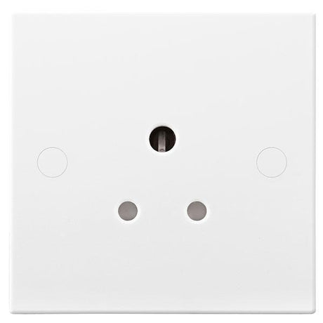 BG - FL-CP-929 BGE - BG BG Nexus 929 Moulded White Square Edge 5A - 1 gang, unswitched socket, round pin