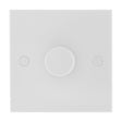 BG - FL-CP-981P-0J BGE - BG 981P-0J BG Nexus Moulded White Square Edge Push On/Off LED Dimmer Switch 1 Gang 2 Way 400W BG Accessories Range Lighting Components