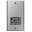 BG - FL-CP-NBS20G-01 BGE - BG BG Brushed Steel Shaver Socket Dual Volt 115/230V - Grey Surround