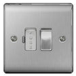 BG - FL-CP-NBS50-01 BGE - BG BG Brushed Steel Fused Connection Unit Switched 13A