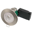 British Electric Lamps - FL-CP-10677 BEL - British Electric Lamps LED Fixed Fire Rated Downlight 5W 3000K IP65 60Deg Satin Nickel MPN = 10677