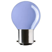 British Electric Lamps - FL-CP-15RND45BCB BEL - British Electric Lamps RND45 240V 15W BC B22d Bayonet Cap BLUE