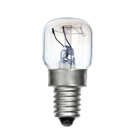 British Electric Lamps - FL-CP-15SESO BEL - British Electric Lamps Bell 15W SES E14 Small Edison Screwed Cap ovenlamp 300c