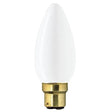 British Electric Lamps - FL-CP-CND25BCOPL BEL - British Electric Lamps 232 25W 240V BC OPAL TRIPLE Candles Lamps