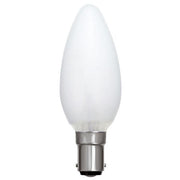 British Electric Lamps - FL-CP-CND25SBCOPL BEL - British Electric Lamps 231 25W 240V SBC OPAL TRIPLE LIFE Candles Lamps