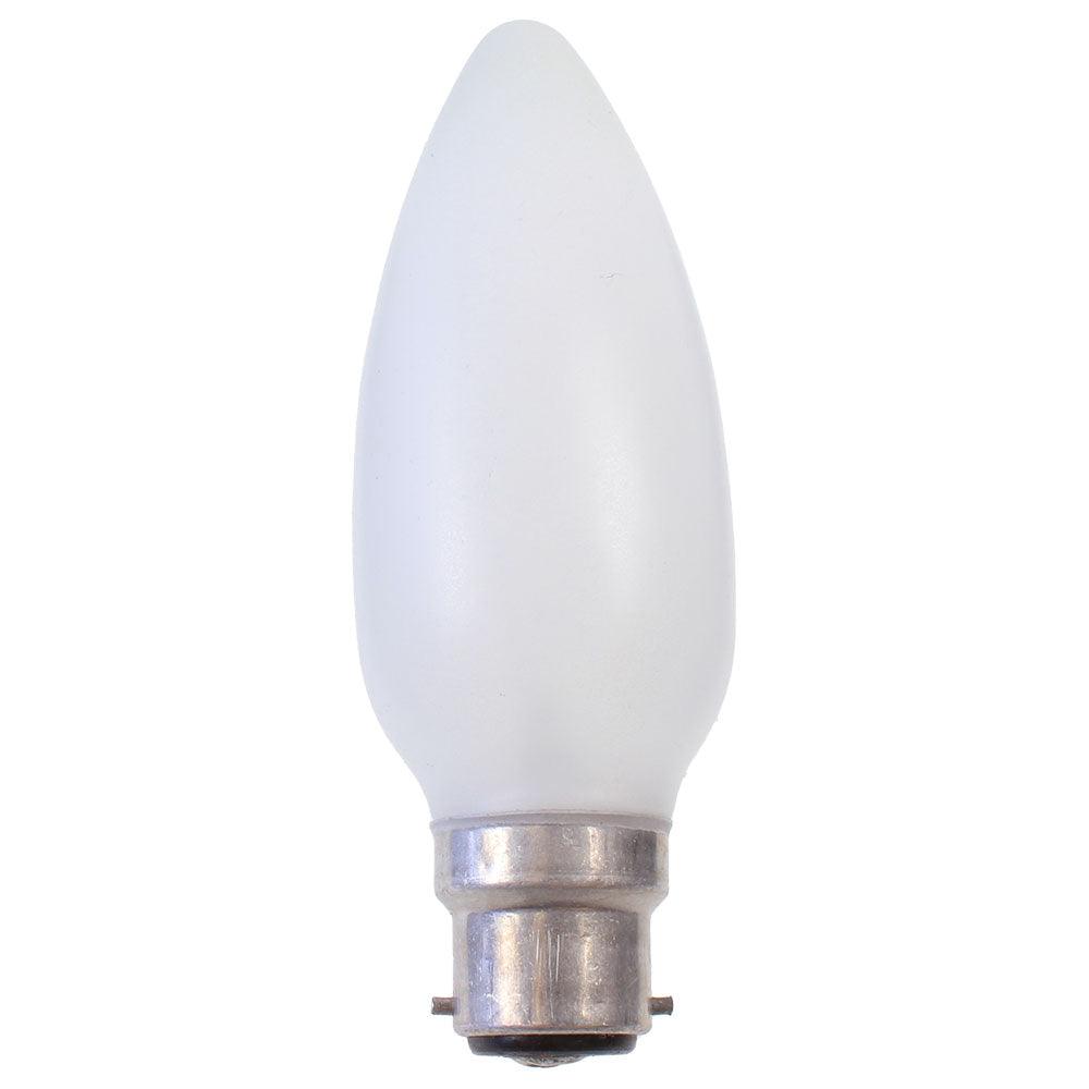 British Electric Lamps - FL-CP-CNDL60BCO BEL - British Electric Lamps 1030 CND 240V 60W BC OP 45MM Candles Lamps