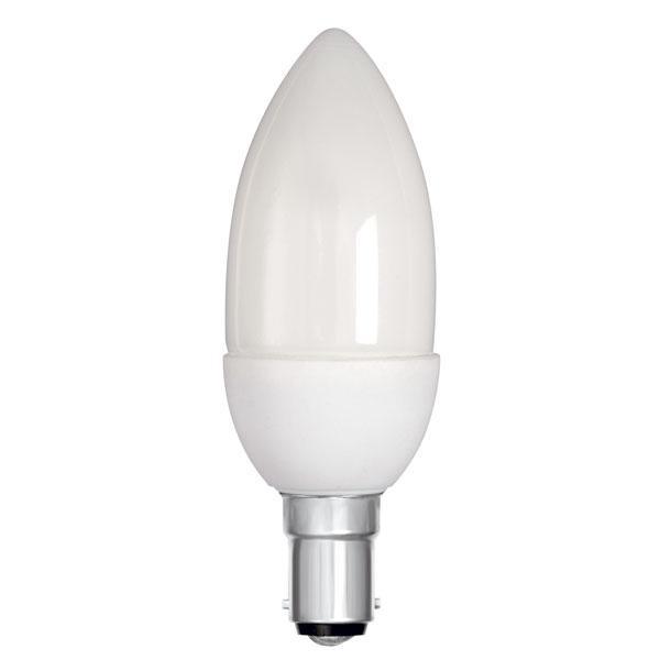 British Electric Lamps - FL-CP-EC11SBC82/08 BEL - British Electric Lamps Bell Candle 240V 11W SBC B15d Small Bayonet Cap