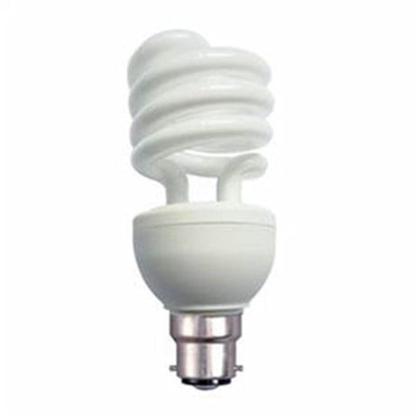 British Electric Lamps - FL-CP-EH15BC82/10/DIM BEL - British Electric Lamps 4960 Bell CFL Half Spiral 15W BC T3 240V 15W 2700K Dimmable Low Energy Lamps