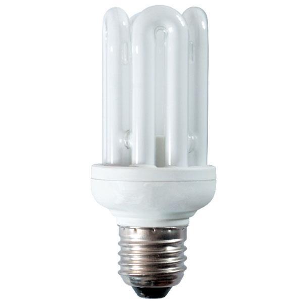 British Electric Lamps - FL-CP-EQ15ES82/10 BEL - British Electric Lamps Bell 15W 4u T3 ES E27 Edison Screwed Cap CFL 2700k