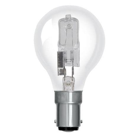 British Electric Lamps - FL-CP-H18RND45SBCC BEL - British Electric Lamps Halogen 45mm Round Halogen RND45 240V 18W B15d Clear Part Number = 5217