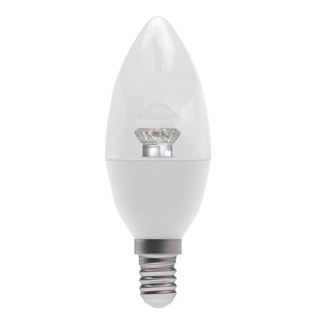 British Electric Lamps - FL-CP-LCND3.9SESCVWW/DIM BEL - British Electric Lamps BELL LED LED Candle 3.9W (40W eqv.) E14 2700K Clear Dimmable Bell Part Number = 60576