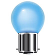 British Electric Lamps - FL-CP-LRND45BCB BEL - British Electric Lamps 5080 LED 45mm Round 1W B22d Blue BEL LED 45mm Round LED Lamps