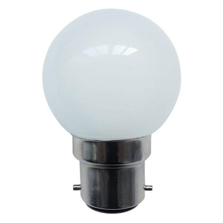 British Electric Lamps - FL-CP-LRND45BCG/110-240 BELL - British Electric Lamps LED Golfball MiniglobES E27 Edison Screwed Cap 1W B22 Green 110V/240V