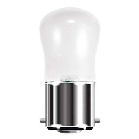 British Electric Lamps - FL-CP-PYG15BCW BEL - British Electric Lamps Pygmy 240V 15W BC B22d Bayonet Cap White