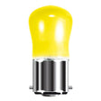 British Electric Lamps - FL-CP-PYG15BCY BEL - British Electric Lamps Pygmy 240V 15W BC B22d Bayonet Cap Yellow