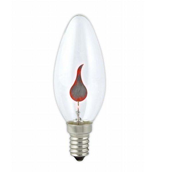 Calex - FL-CP-CNDFF/SES CLX - Calex Candle 240V 3W E14 Small Edison Screwed Cap flicker flame 35x100