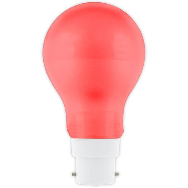 Calex - FL-CP-L1BCR CLX - Calex Calex Calex LED GLS A60 240V 1W 12lm BC Red B22d Bayonet BC Red