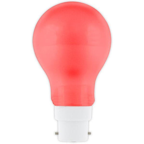 Calex - FL-CP-L1BCR CLX - Calex Calex Calex LED GLS A60 240V 1W 12lm BC Red B22d Bayonet BC Red