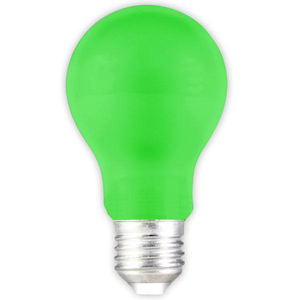 Calex - FL-CP-L1ESG CLX - Calex Calex LED GLS A60 240V 1W 12lm ES E27 Edison Screwed Cap Green