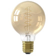 Calex - FL-CP-L4RND80ESG/UWW/DIM CLX - Calex Calex LED Spiral Filament 80mm Globe 4W 240V ES Gold 2100K Dimmable MPN = 473882