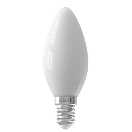 Calex - FL-CP-LCND3.5SESOVWW/DIM CLX - Calex Calex LED Filament Candle 240V 3.5W (25W eq.) E14 Opal Dimmable MPN = 1101005400