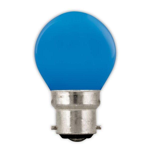 Calex - FL-CP-LRND45BCB CLX - Calex LED Golf ball 1W BC B22d Bayonet Cap Blue