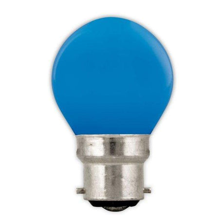 Calex - FL-CP-LRND45BCB CLX - Calex LED Golf ball 1W BC B22d Bayonet Cap Blue