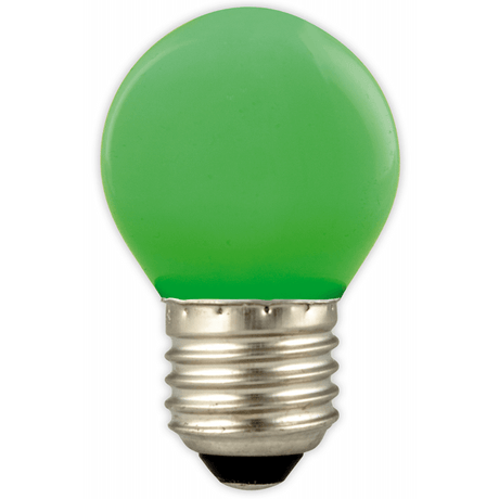 Calex - FL-CP-LRND45ESG CLX - Calex LED P45 240V 1W E27 Edison Screwed Cap GREEN