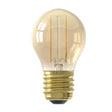 Calex - FL-CP-LRND45ESG/2UWW CLX - Calex 1101008700 Calex Filament P45 240V 2W E27 Gold 2100K LED 45mm Round LED Lamps