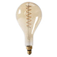 Calex - FL-CP-LSQ4ESG/GLS/DIM CLX - Calex Calex LED Long Filament Splash 240V 4W E27 Edison Screwed Cap PS160 Gold 2100K Dimmable