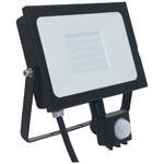 Crompton Lamps - FL-CP-12622 CRO - Crompton Lamps Phoebe Atlas LED Mini Floodlight With PIR 50W 240V 4000K Black IP65 - Manufacturers part Number = 12622EAN Number = 5055579306461