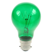 Crompton Lamps - FL-CP-15BCTG CRO - Crompton Lamps Light Bulb 240V 15 Watt BC B22d Bayonet Cap T-GREEN