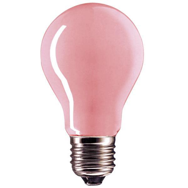 Crompton Lamps - FL-CP-25ESPK CRO - Crompton Lamps GLS 240V 25W E27 Edison Screwed Cap PINK